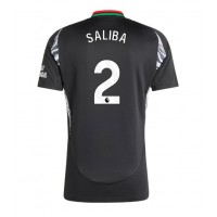 Echipament fotbal Arsenal William Saliba #2 Tricou Deplasare 2024-25 maneca scurta